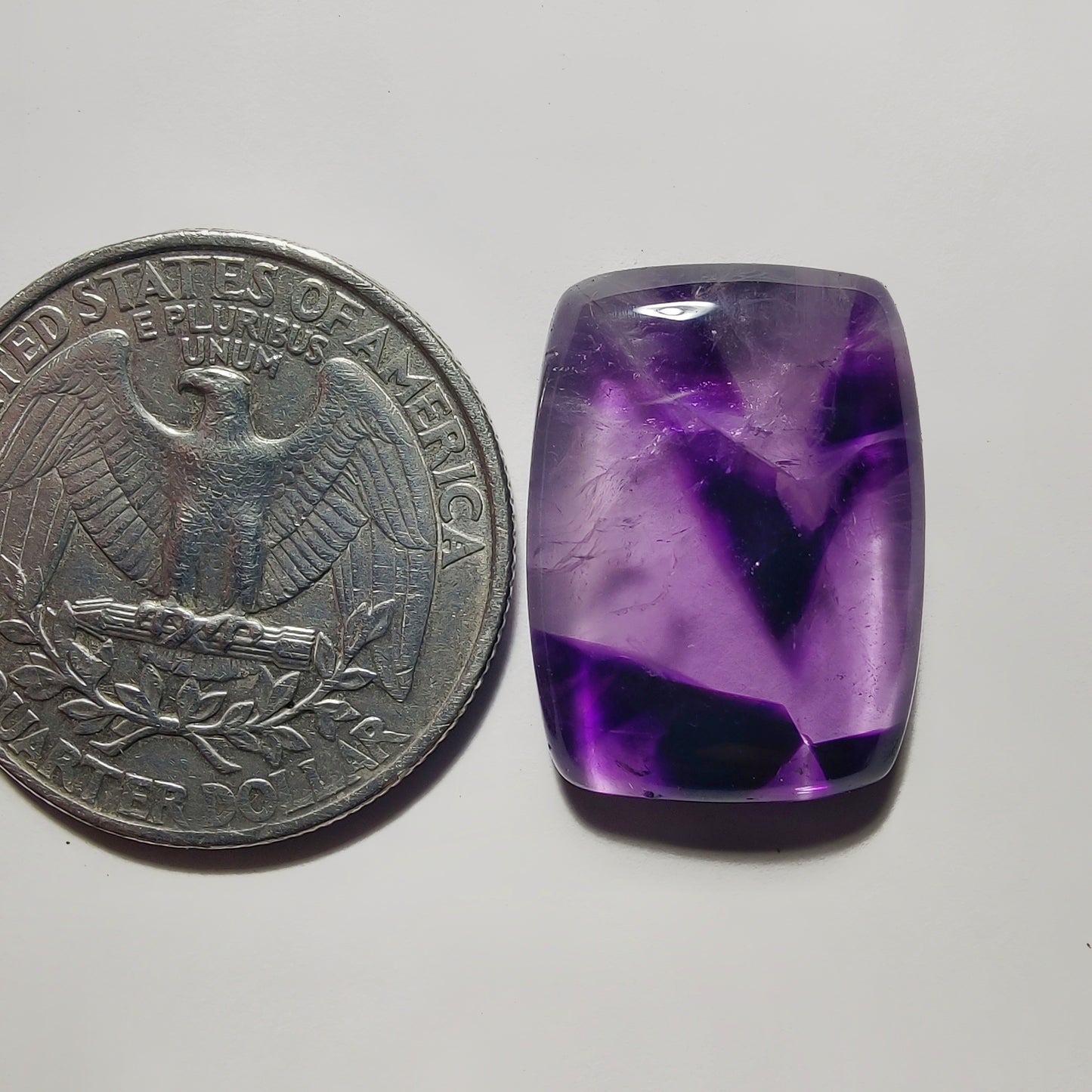 Amethyst Cabochon gemstone cabochon - natural crystal healing stone for jewelry making by Gemivra