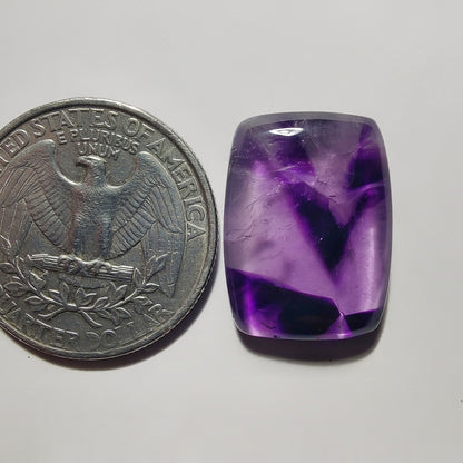 Amethyst Cabochon gemstone cabochon - natural crystal healing stone for jewelry making by Gemivra