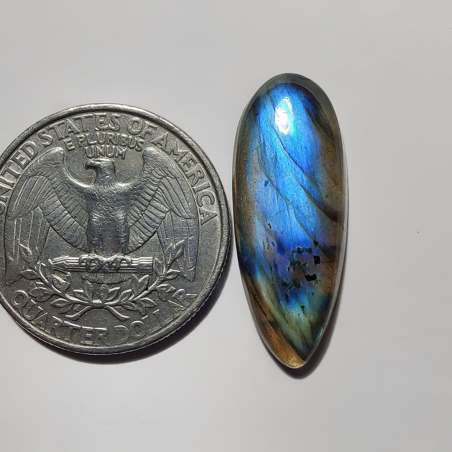 Labradorite Cabochon gemstone cabochon - natural crystal healing stone for jewelry making by Gemivra