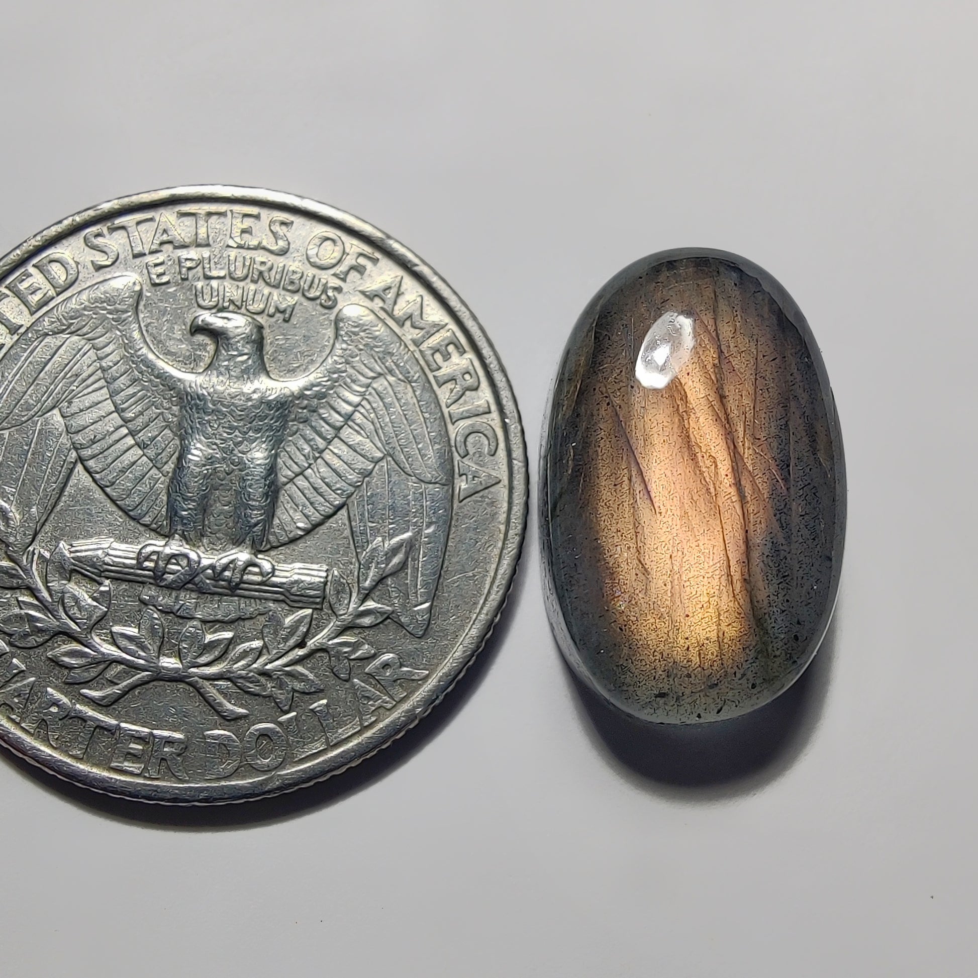 Labradorite Cabochon gemstone cabochon - natural crystal healing stone for jewelry making by Gemivra