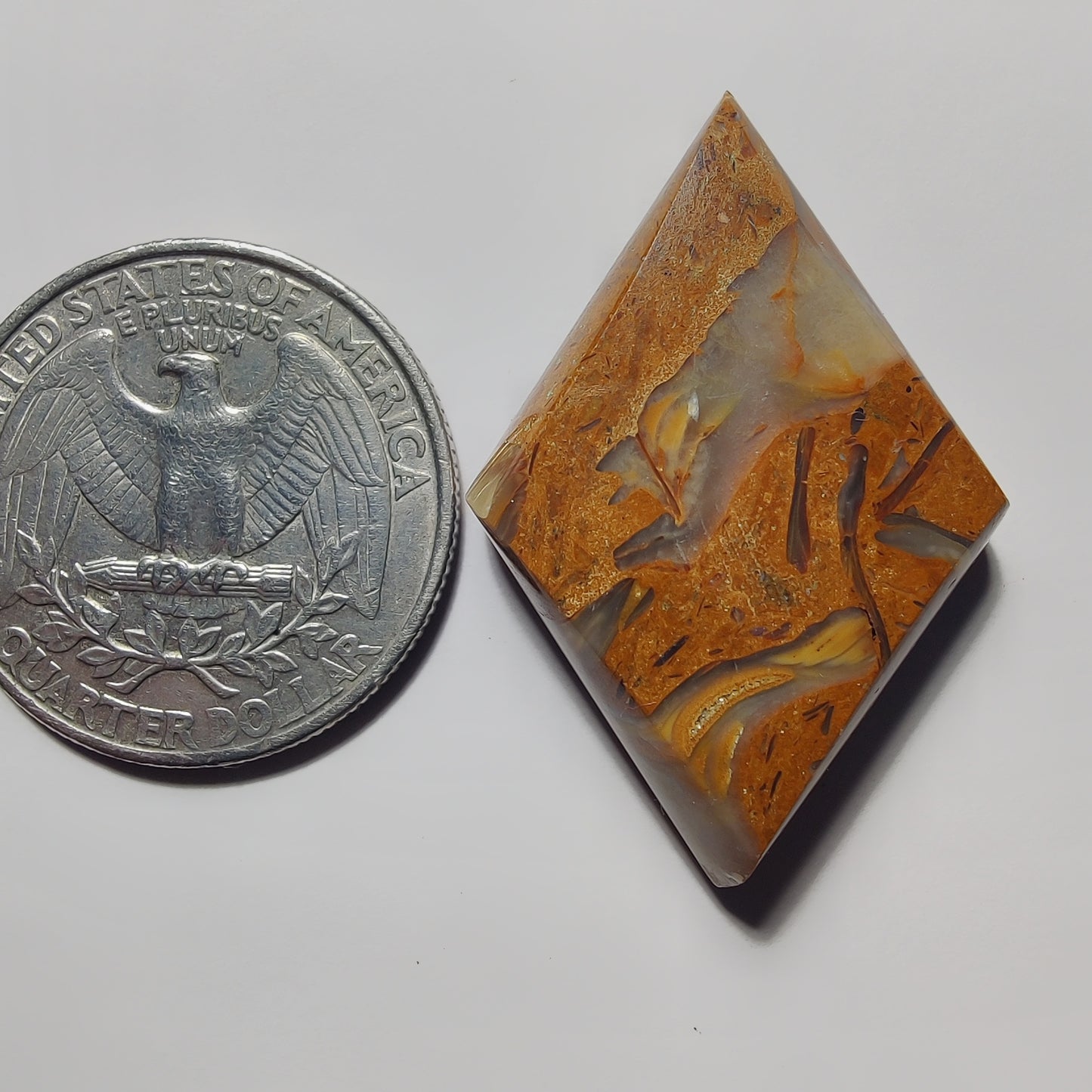Mariam Jasper gemstone cabochon - natural crystal healing stone for jewelry making by Gemivra