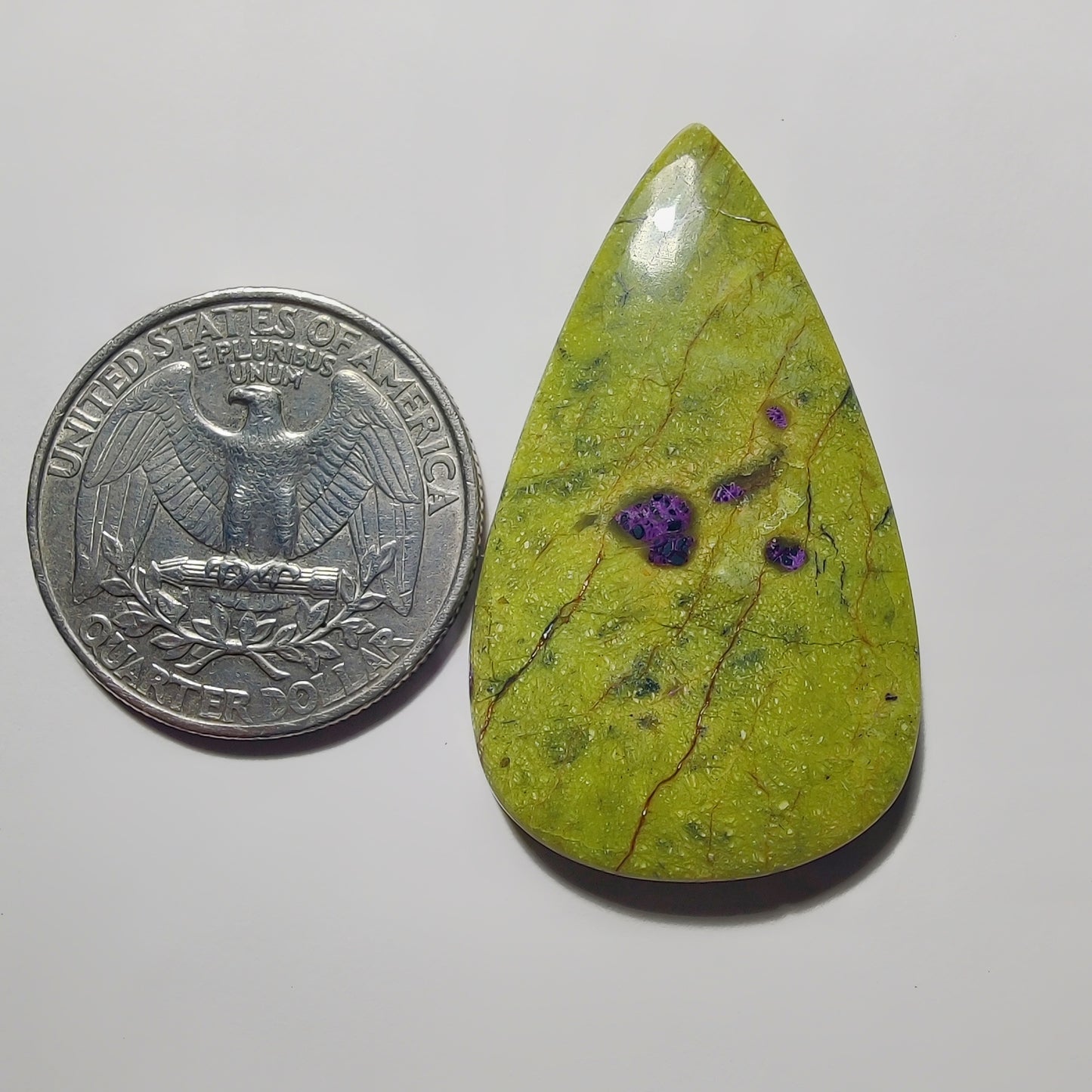 Atlantisite gemstone cabochon - natural crystal healing stone for jewelry making by Gemivra