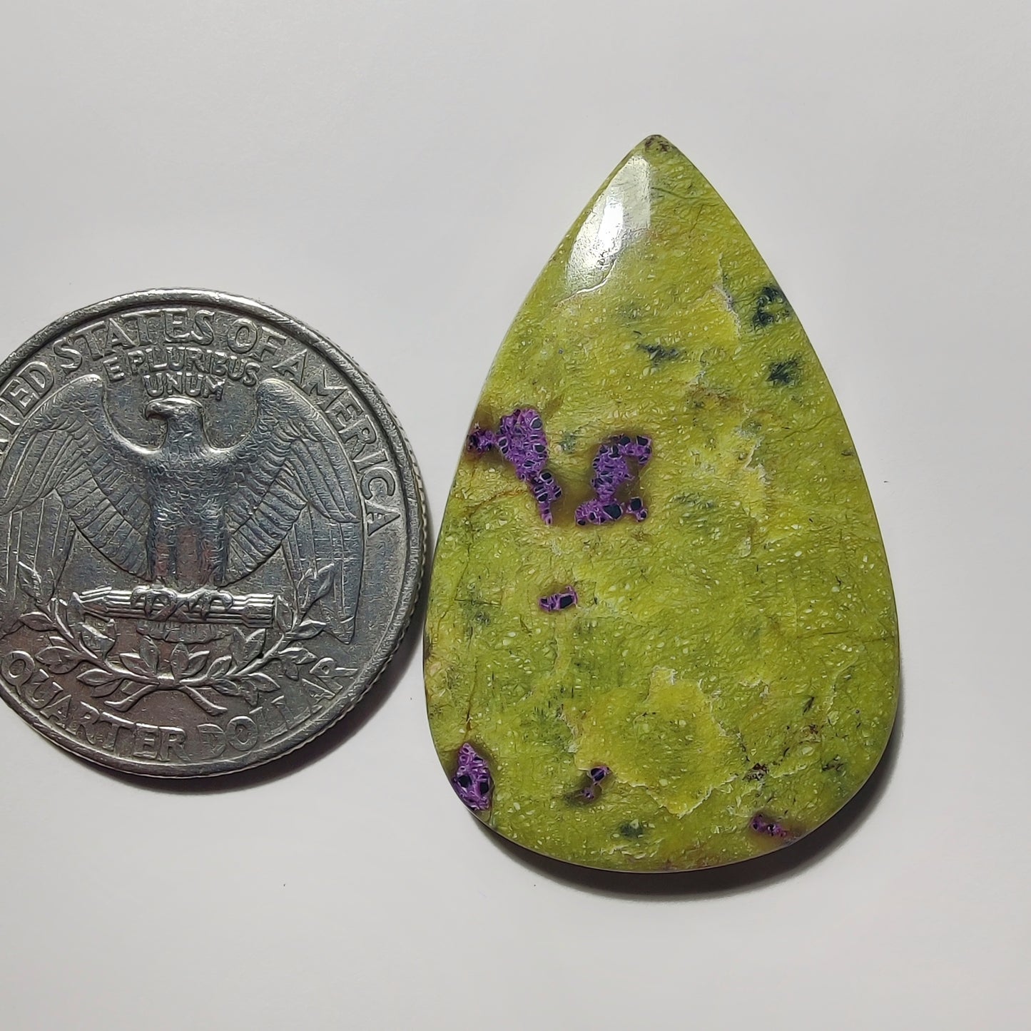 Atlantisite gemstone cabochon - natural crystal healing stone for jewelry making by Gemivra