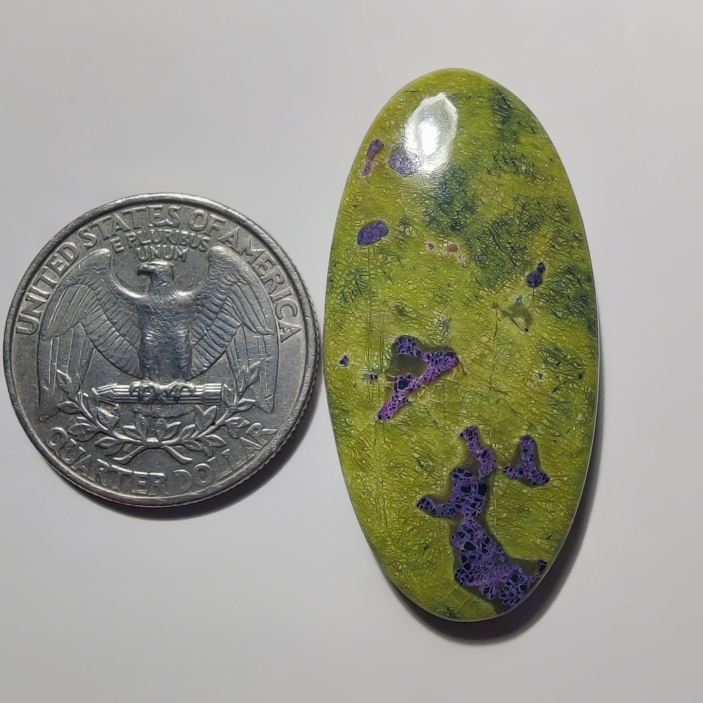 Atlantisite gemstone cabochon - natural crystal healing stone for jewelry making by Gemivra