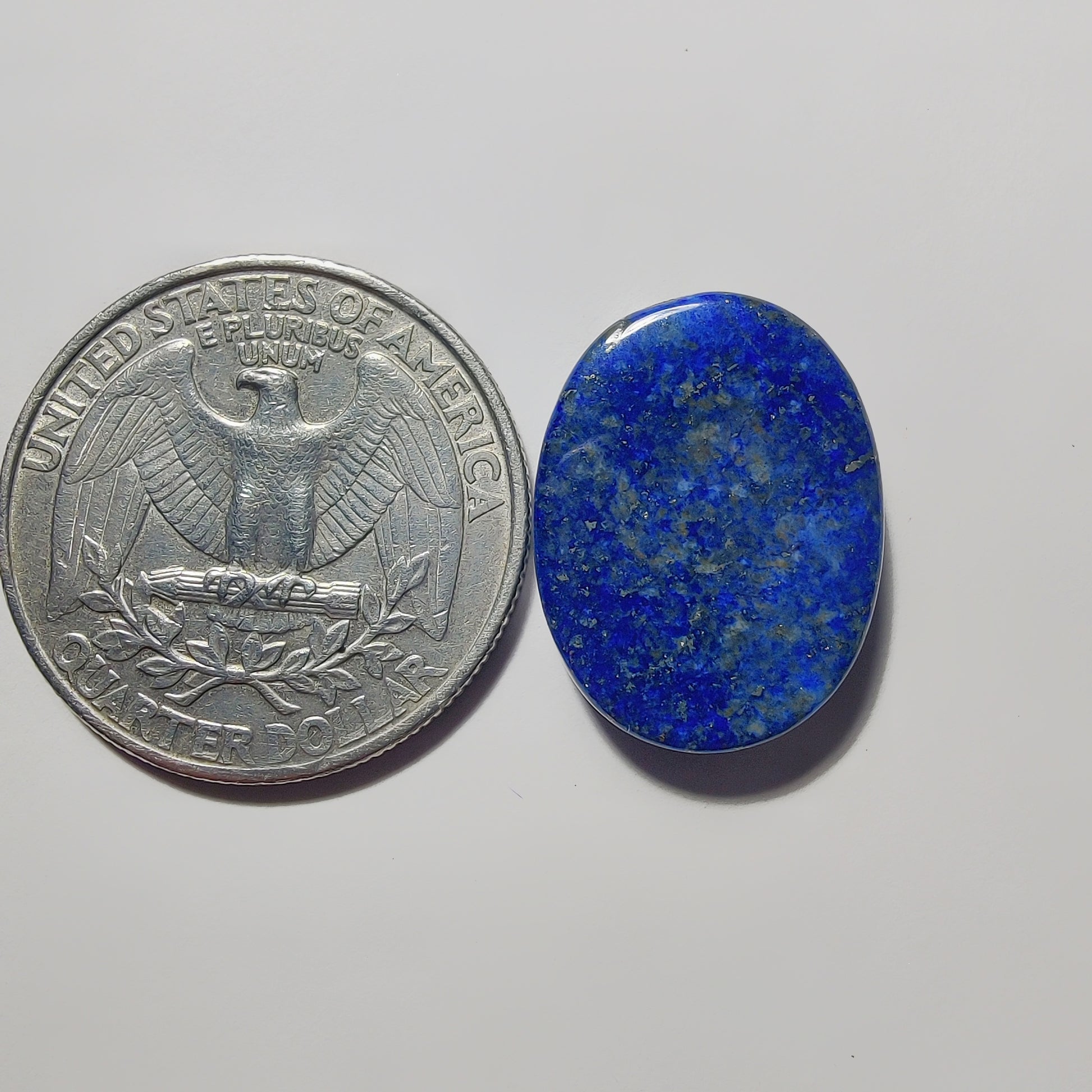 Lapis Lazuli gemstone cabochon - natural crystal healing stone for jewelry making by Gemivra