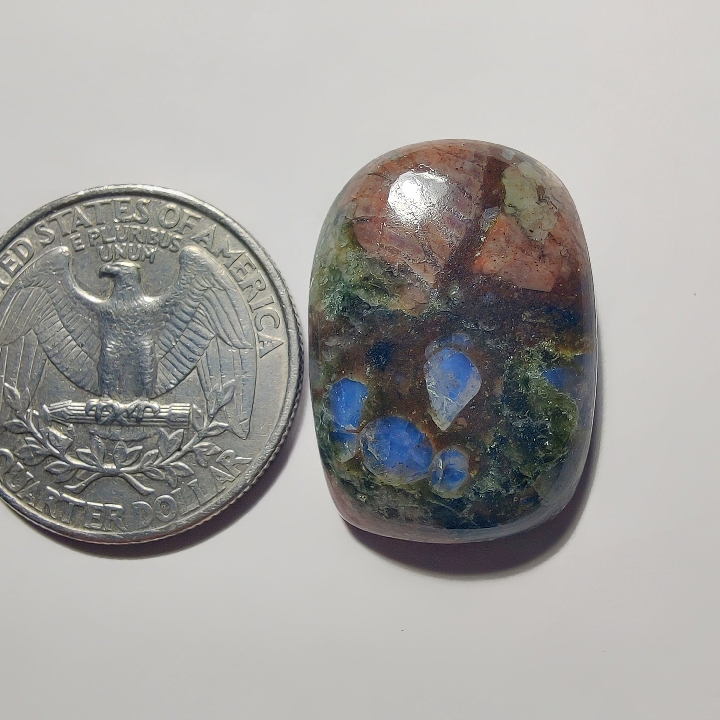 Que Sera gemstone cabochon - natural crystal healing stone for jewelry making by Gemivra