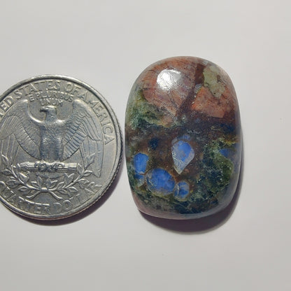 Que Sera gemstone cabochon - natural crystal healing stone for jewelry making by Gemivra