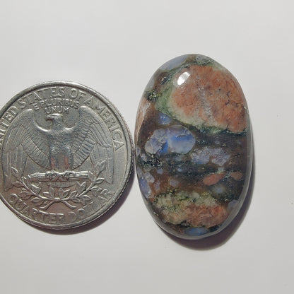 Que Sera gemstone cabochon - natural crystal healing stone for jewelry making by Gemivra