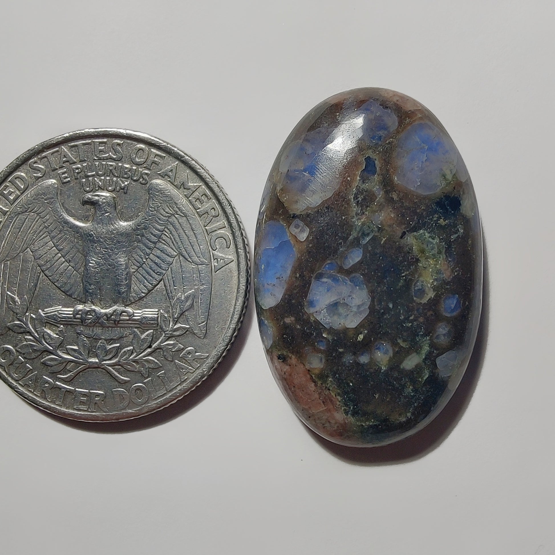 Que Sera gemstone cabochon - natural crystal healing stone for jewelry making by Gemivra