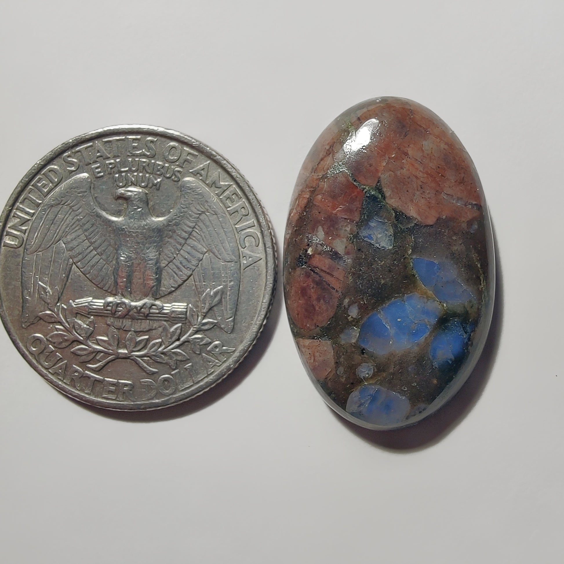 Que Sera gemstone cabochon - natural crystal healing stone for jewelry making by Gemivra