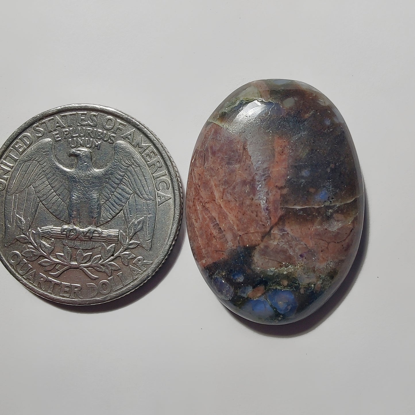 Que Sera gemstone cabochon - natural crystal healing stone for jewelry making by Gemivra