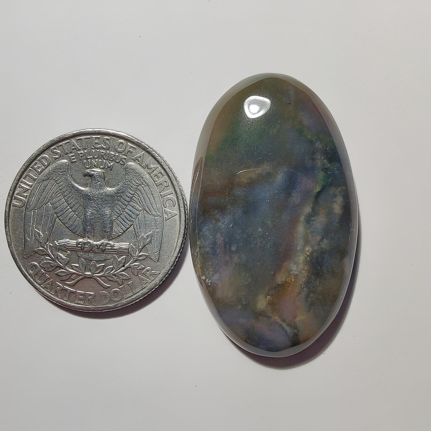 Agate Cabochon gemstone cabochon - natural crystal healing stone for jewelry making by Gemivra