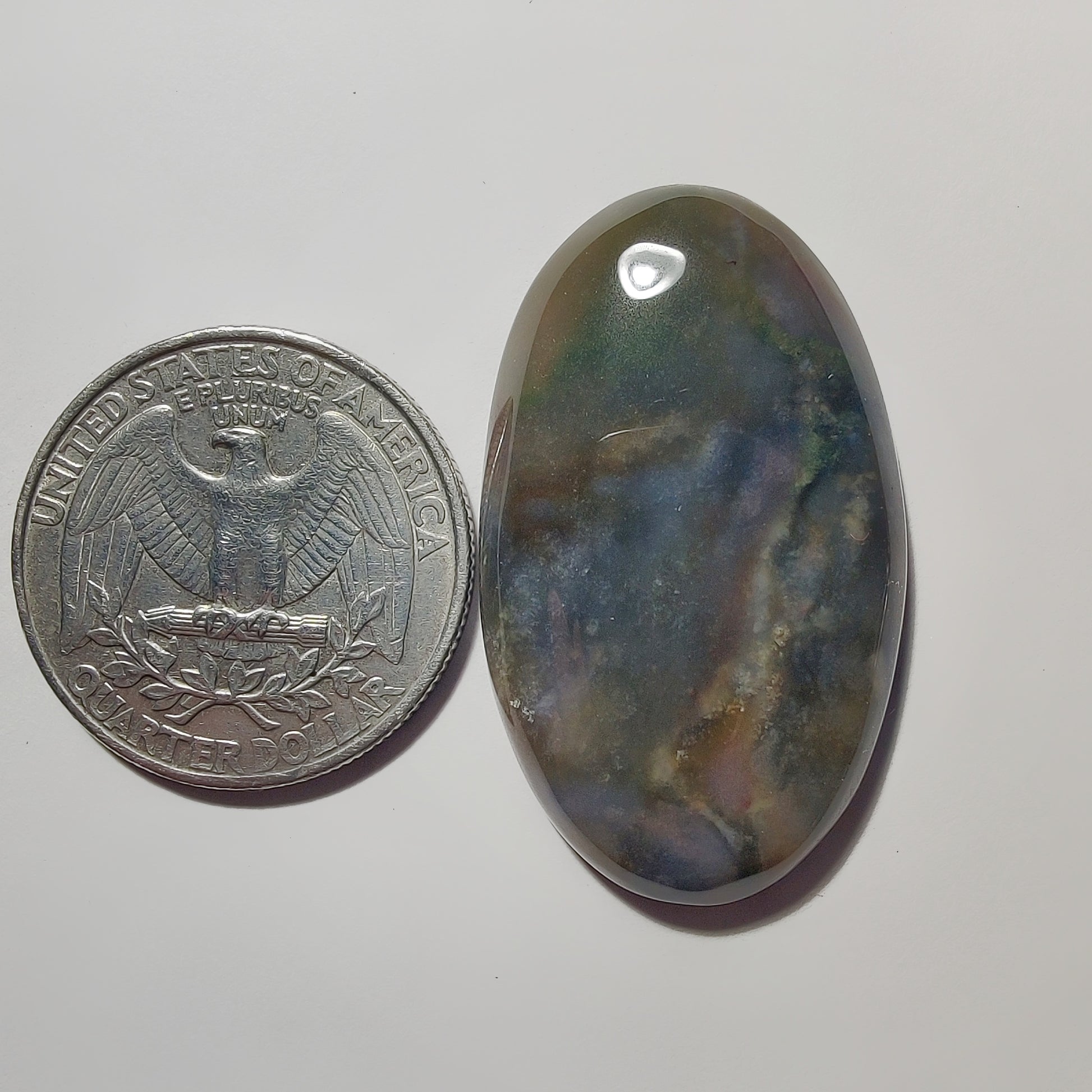 Agate Cabochon gemstone cabochon - natural crystal healing stone for jewelry making by Gemivra