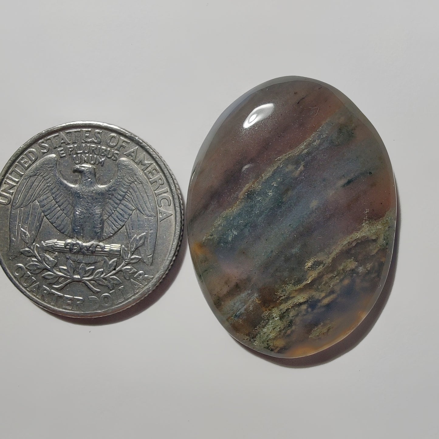 Agate Cabochon gemstone cabochon - natural crystal healing stone for jewelry making by Gemivra