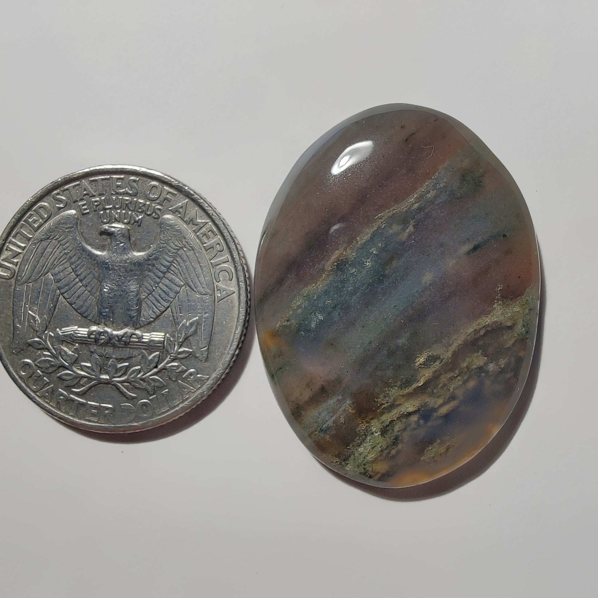Agate Cabochon gemstone cabochon - natural crystal healing stone for jewelry making by Gemivra