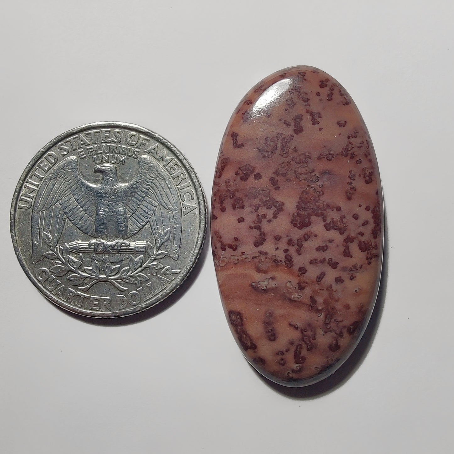 Coffee Bean Jasper gemstone cabochon - natural crystal healing stone for jewelry making by Gemivra