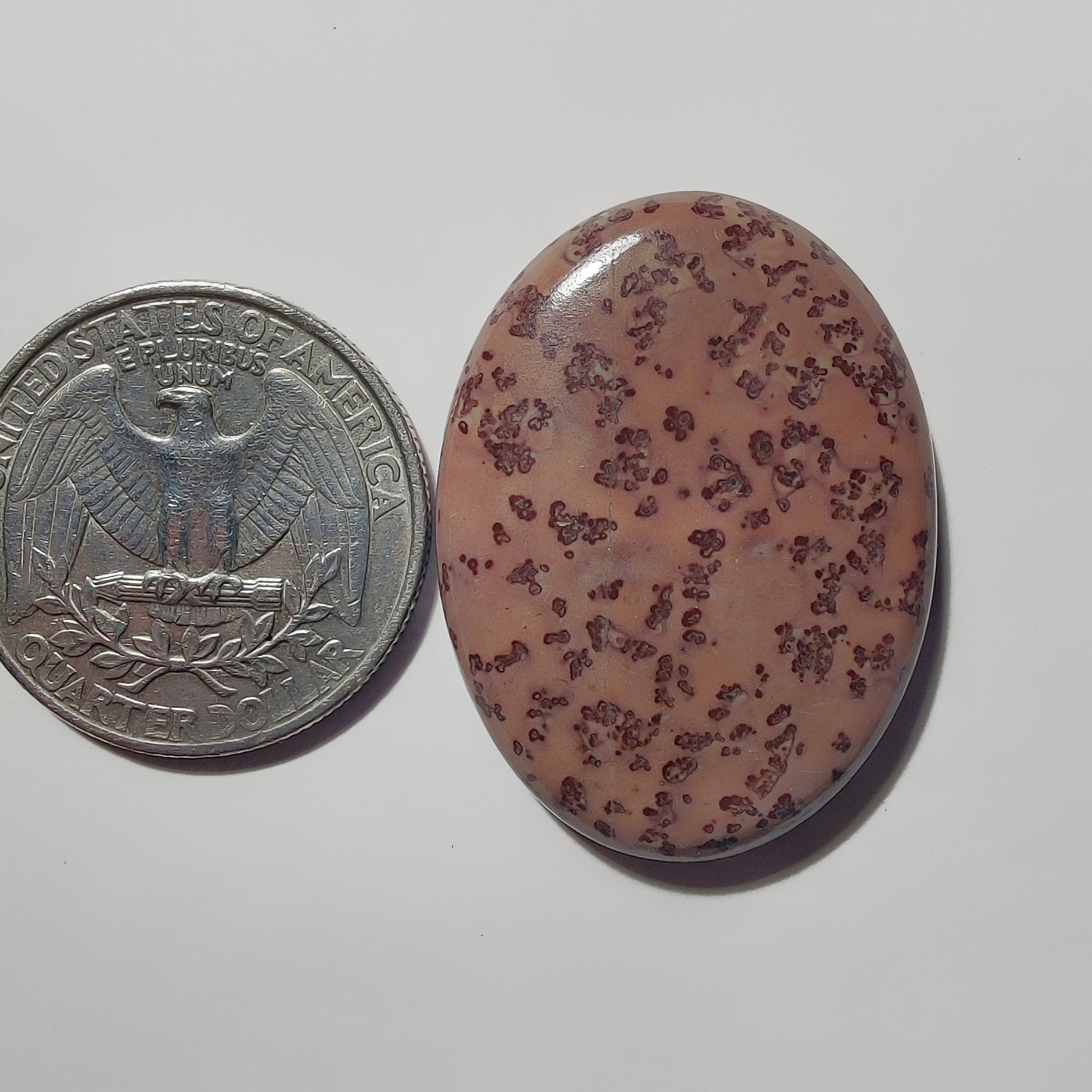Coffee Bean Jasper gemstone cabochon - natural crystal healing stone for jewelry making by Gemivra