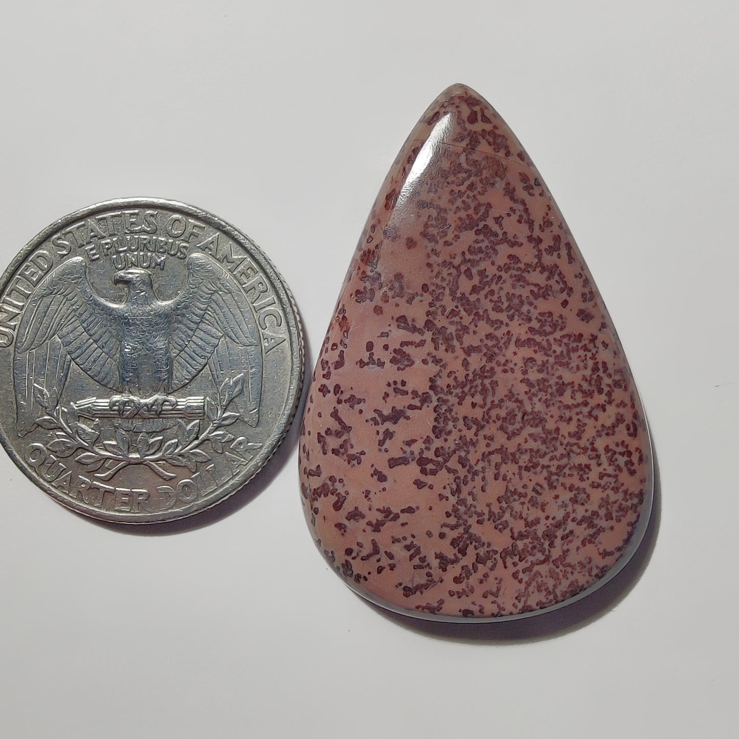 Coffee Bean Jasper gemstone cabochon - natural crystal healing stone for jewelry making by Gemivra