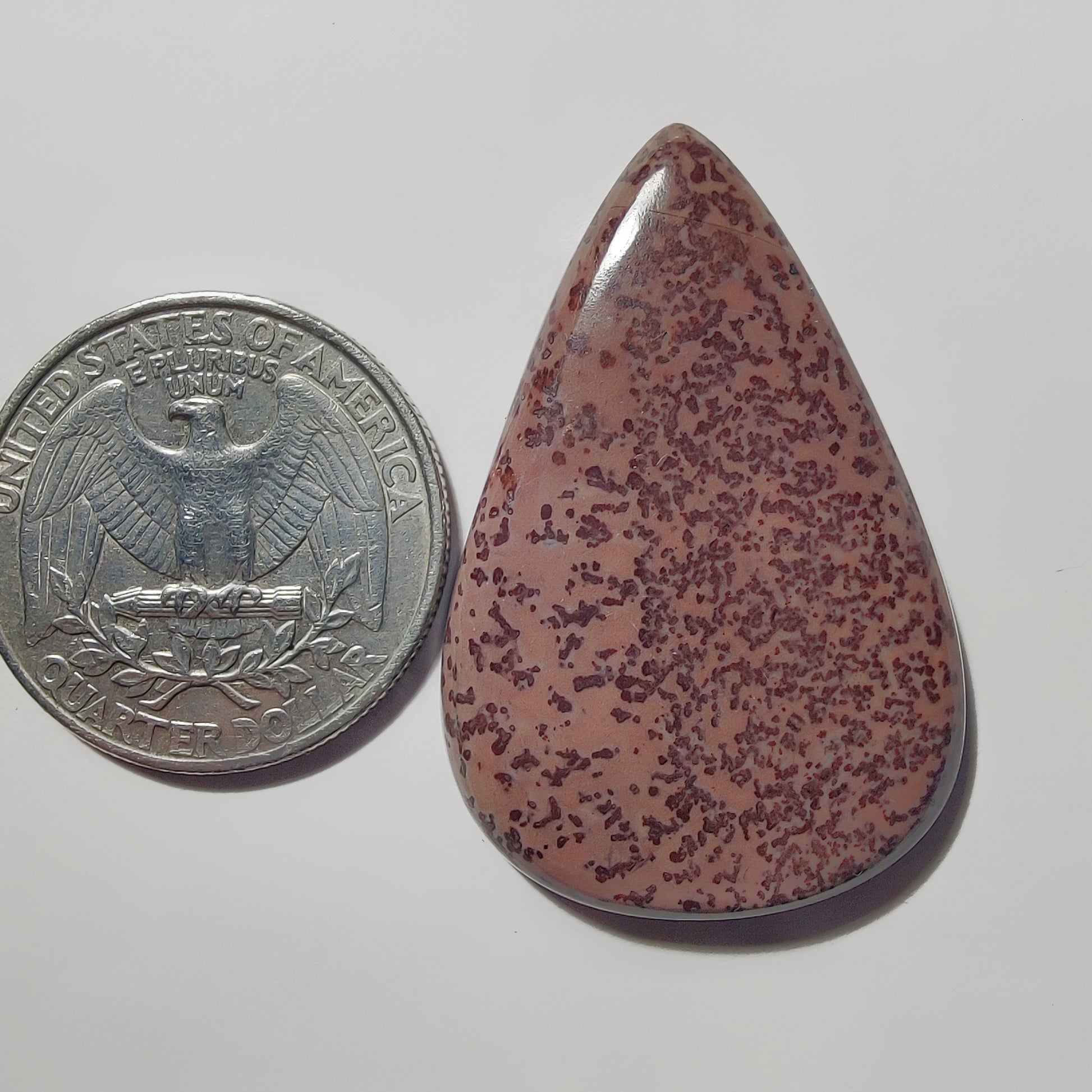 Coffee Bean Jasper gemstone cabochon - natural crystal healing stone for jewelry making by Gemivra