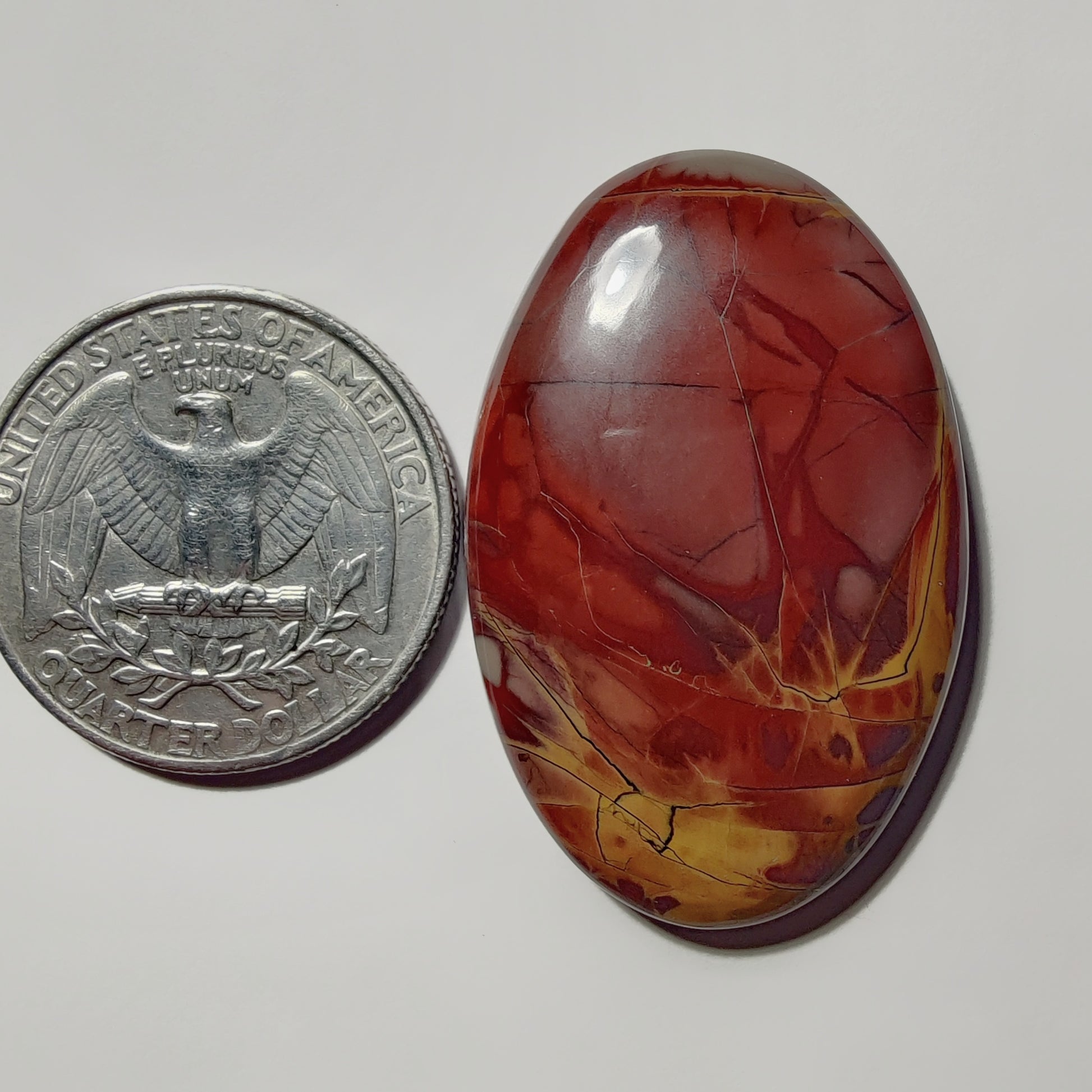 Noreena Jasper gemstone cabochon - natural crystal healing stone for jewelry making by Gemivra