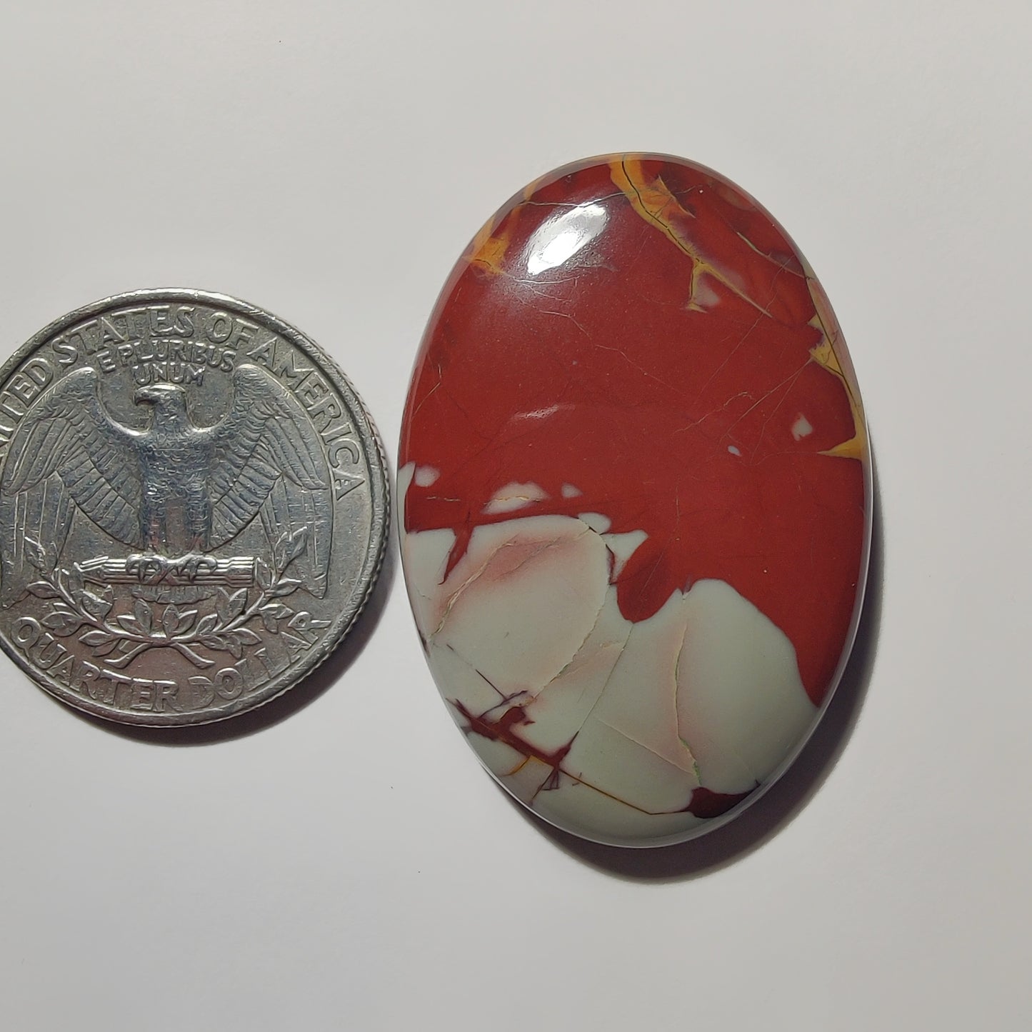 Noreena Jasper gemstone cabochon - natural crystal healing stone for jewelry making by Gemivra