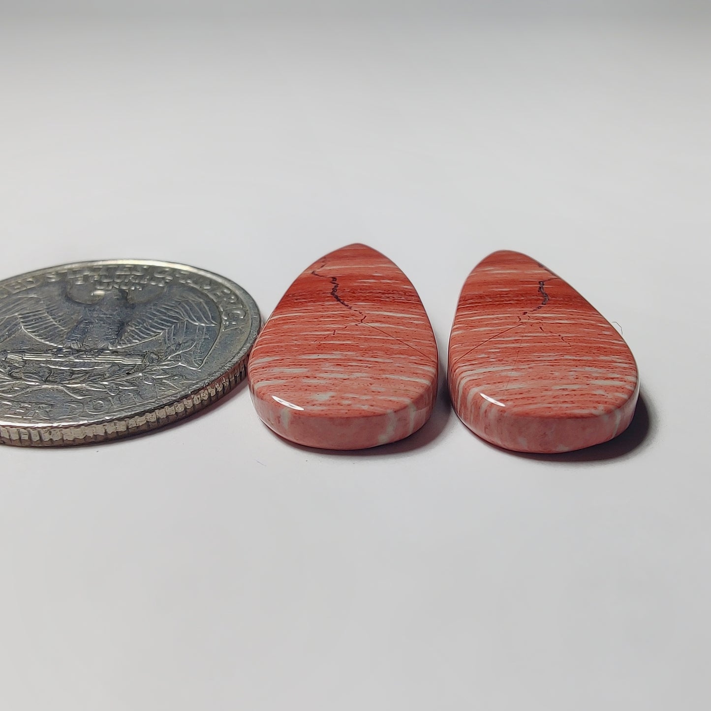 Banded Pink Jasper Pair
