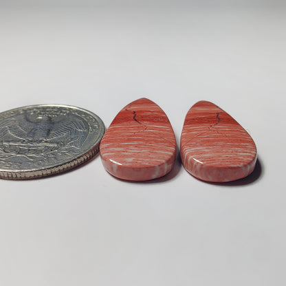 Banded Pink Jasper Pair