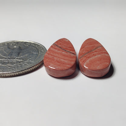 Banded Pink Jasper Pair