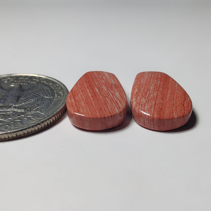 Banded Pink Jasper Pair