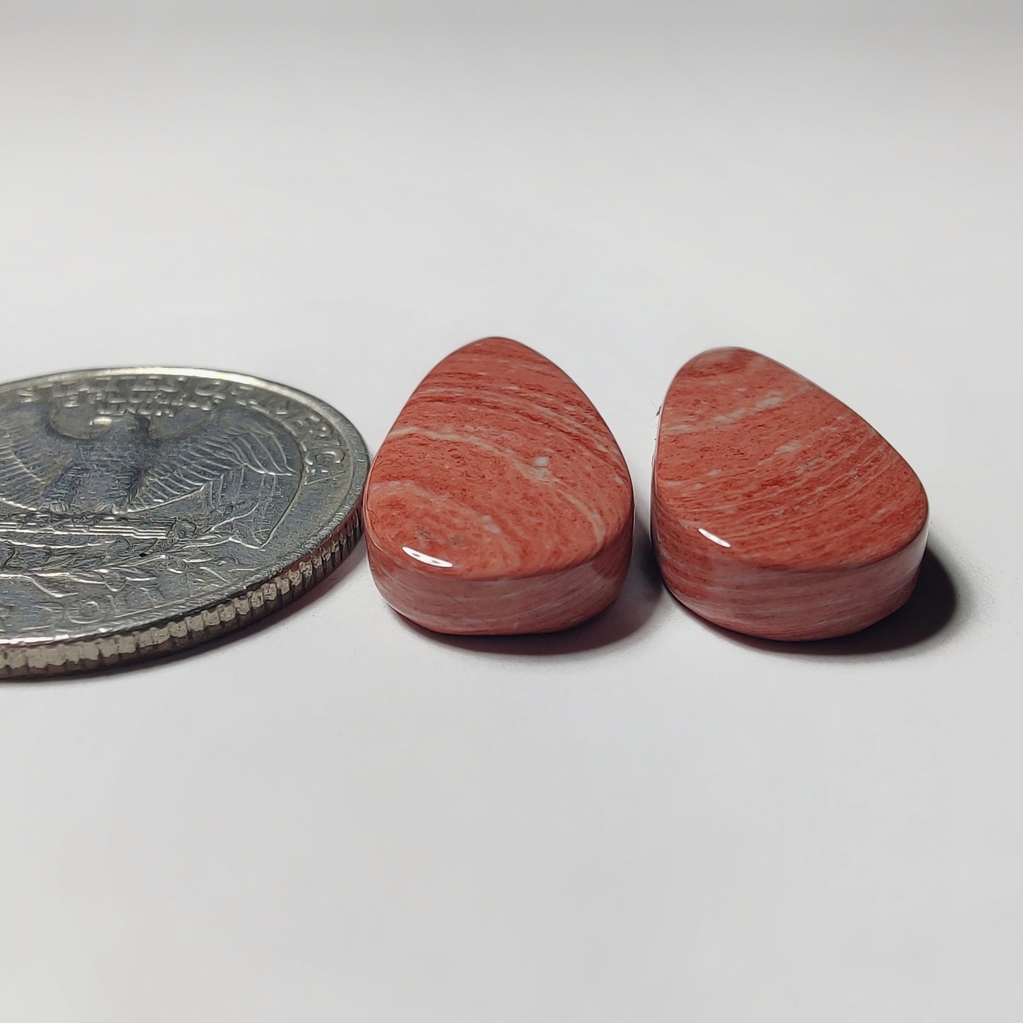 Banded Pink Jasper Pair