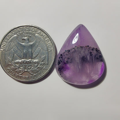 Amethyst Cabochon gemstone cabochon - natural crystal healing stone for jewelry making by Gemivra