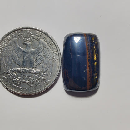 Iron Tiger gemstone cabochon - natural crystal healing stone for jewelry making by Gemivra