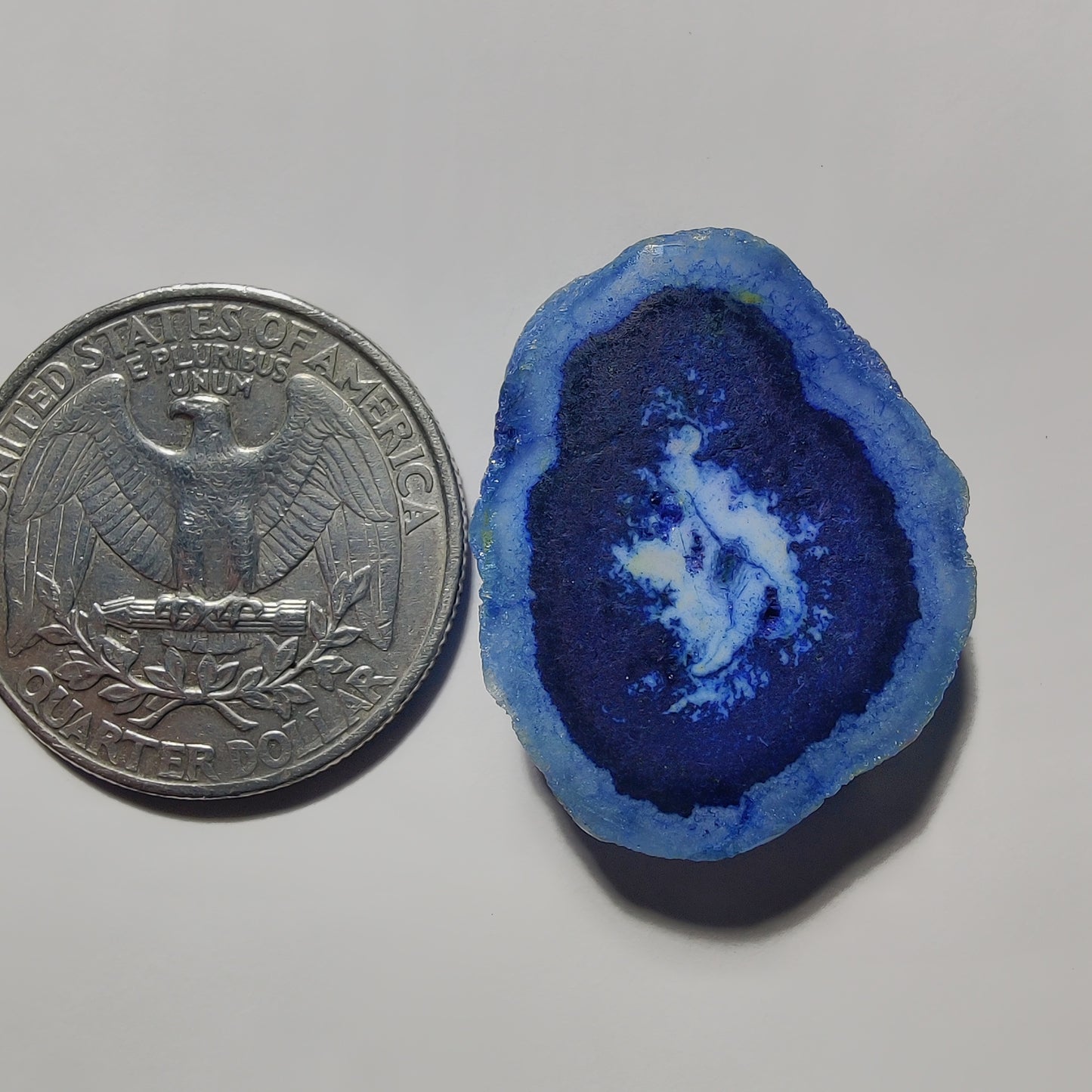 Dyed Solar Quartz gemstone cabochon - natural crystal healing stone for jewelry making by Gemivra