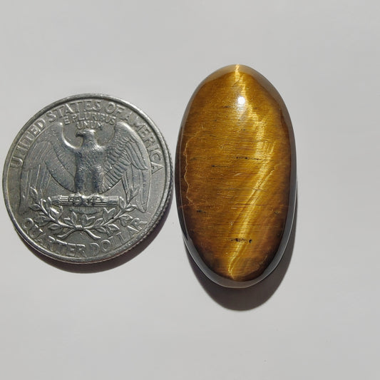 Tiger Eye Cabochon gemstone cabochon - natural crystal healing stone for jewelry making by Gemivra