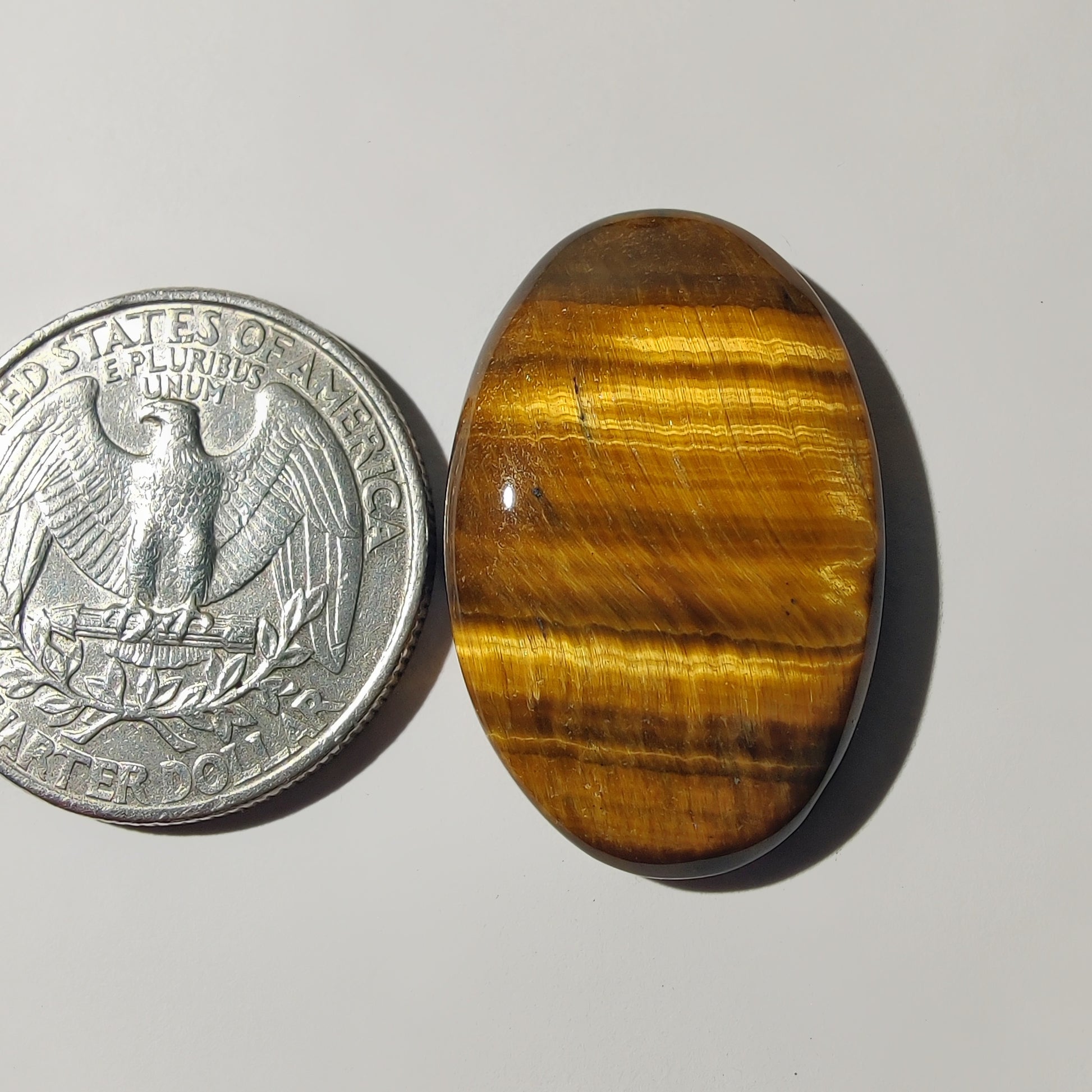 Tiger Eye Cabochon gemstone cabochon - natural crystal healing stone for jewelry making by Gemivra