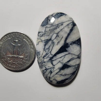 Pinolith gemstone cabochon - natural crystal healing stone for jewelry making by Gemivra
