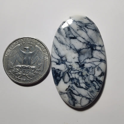Pinolith gemstone cabochon - natural crystal healing stone for jewelry making by Gemivra