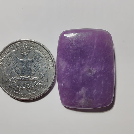 Purple Jade gemstone cabochon - natural crystal healing stone for jewelry making by Gemivra