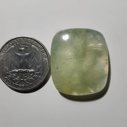 Prehnite gemstone cabochon - natural crystal healing stone for jewelry making by Gemivra