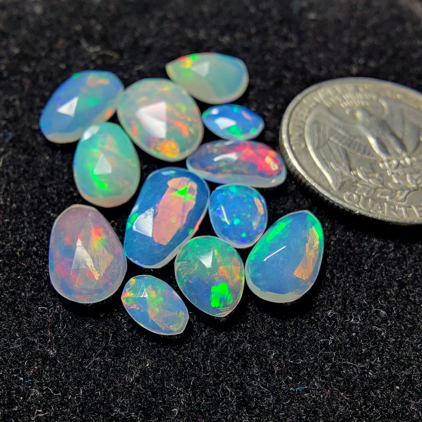 Rose Cut Ethiopian Opal Lot