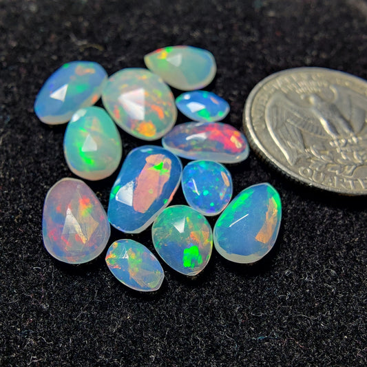 Rose Cut Ethiopian Opal Lot