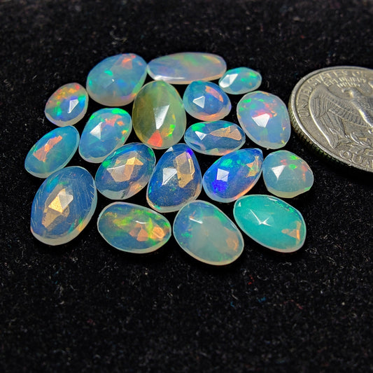 Rose Cut Ethiopian Opal Lot