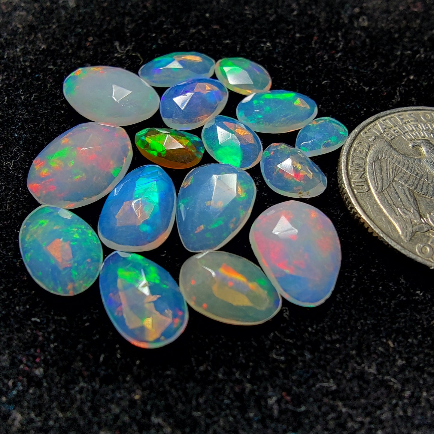 Rose Cut Ethiopian Opal Lot