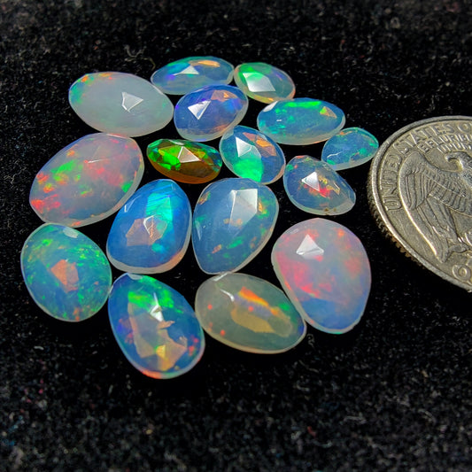 Rose Cut Ethiopian Opal Lot
