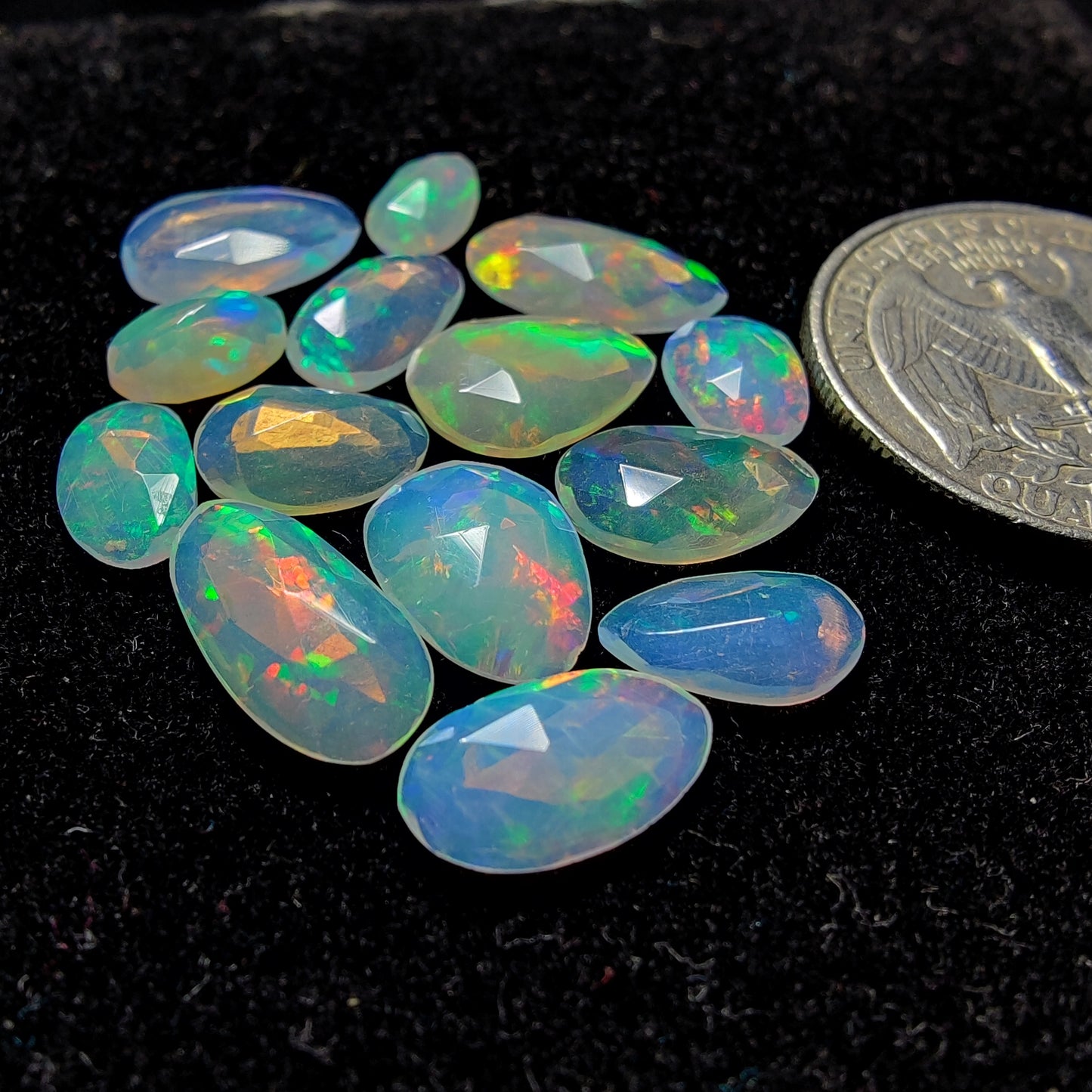 Rose Cut Ethiopian Opal Lot