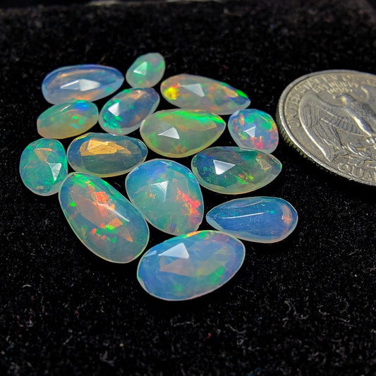 Rose Cut Ethiopian Opal Lot