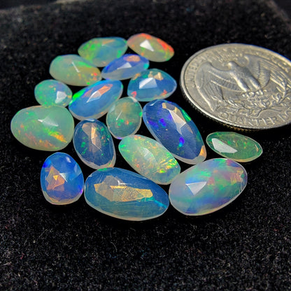 Rose Cut Ethiopian Opal Lot