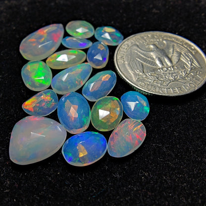 Rose Cut Ethiopian Opal Lot