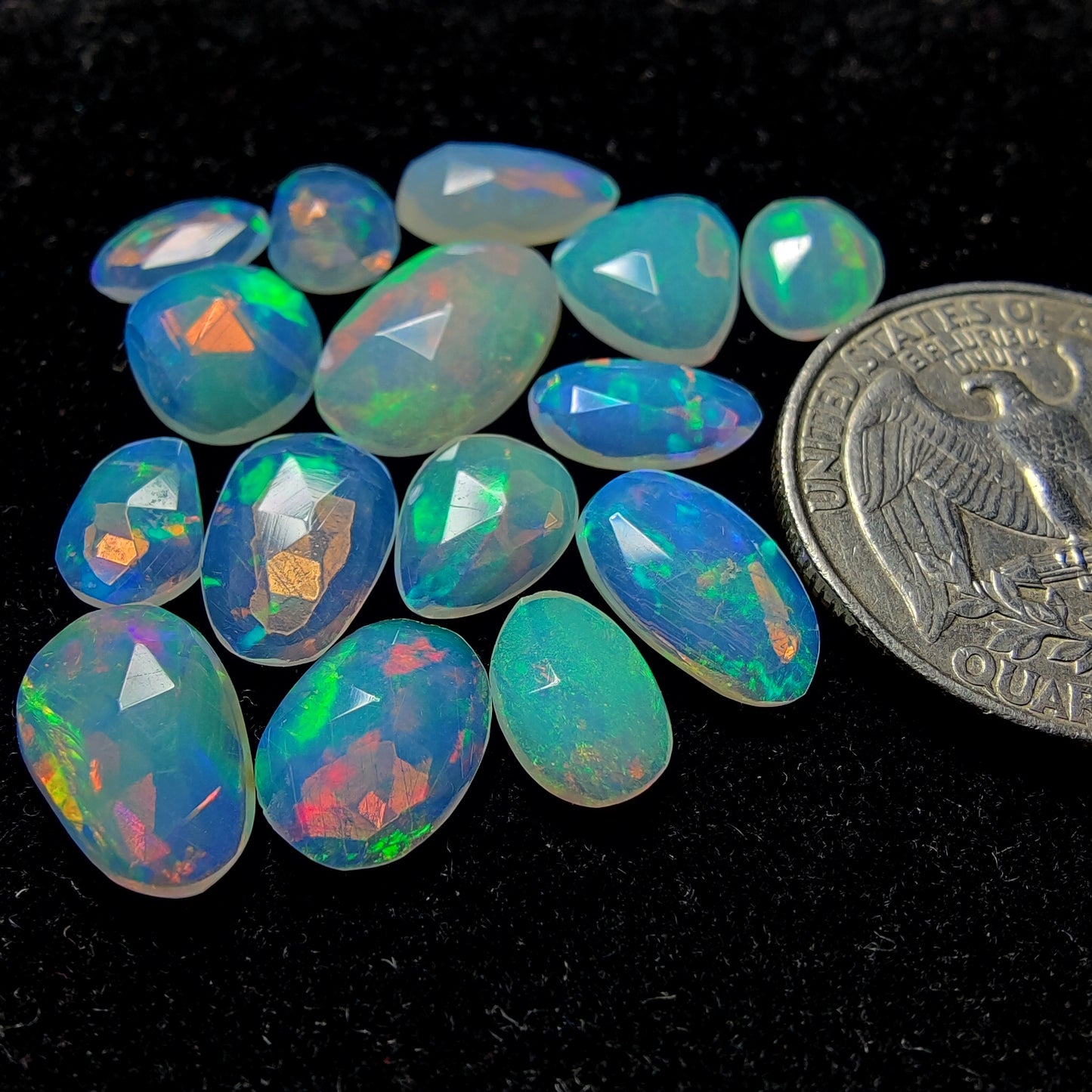 Rose Cut Ethiopian Opal Lot