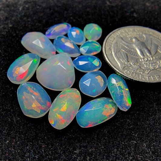 Rose Cut Ethiopian Opal Lot